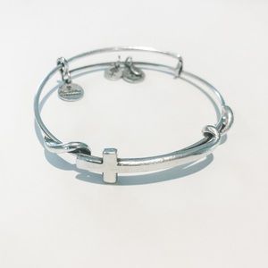 Alex and Ani cross wrap bracelet